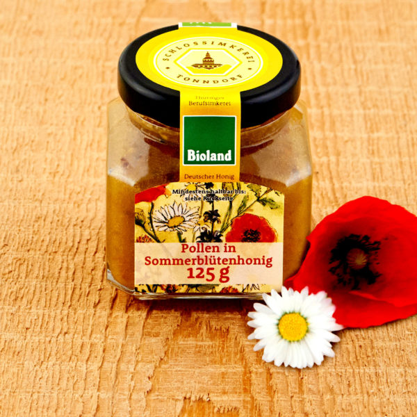 Pollen in Sommerblütenhonig - Bioland 125g